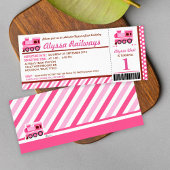 Aankondiging treininstapkaart Birthday Party