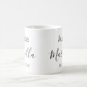 Aankondiging Trendy tante Opgericht Persoonlijk Koffiemok (Center)