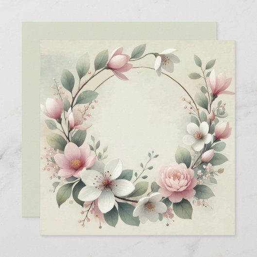 Aankondiging trouwring (Voorkant / Achterkant)