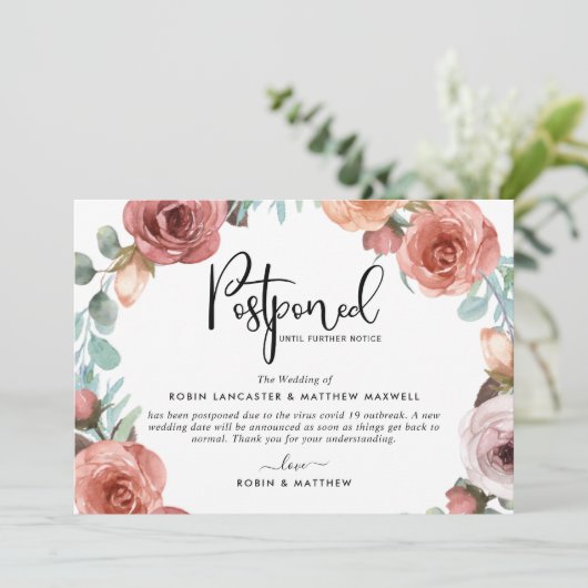 Aankondiging uitgesteld evenement, Blush Peach Car (Staand voorkant)