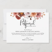 Aankondiging uitgesteld evenement, Burgundy Blush  (Voorkant)