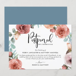 Aankondiging uitgesteld evenement Dusty Blue Peach