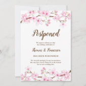 Aankondiging uitgestelde bruiloft kersenbloesem (Voorkant)