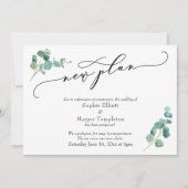 Aankondiging Uitgestelde Bruiloft Nieuwe Planning (Voorkant)