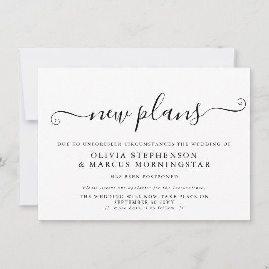 Aankondiging uitgestelde evenementen nieuwe planne (Voorkant)