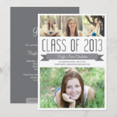 Aankondiging uitnodiging Afstuderen proud Banner (Voorkant / Achterkant)