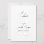 Aankondiging uitnodiging medisch Afstuderen (Achterkant)