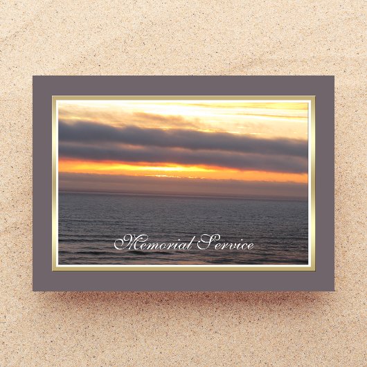 Aankondiging uitnodiging Memorial Service