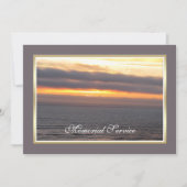 Aankondiging uitnodiging Memorial Service (Voorkant)