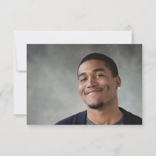 Aankondiging/uitnodiging van afstuderen | yr Foto| Kaart (Achterkant)