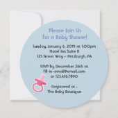 Aankondiging/uitnodiging van de baby (pas tekst aa kaart (Achterkant)