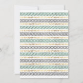 Aankondiging uitnodiging voor één Baby shower (Achterkant)