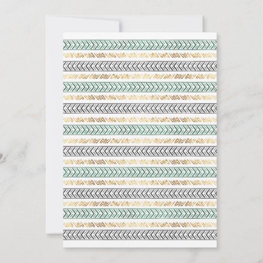 Aankondiging uitnodiging voor één Baby shower (Achterkant)