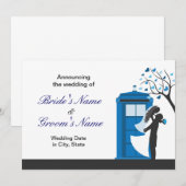 Aankondiging/uitnodiging voor een fantasie-huwelij aankondiging (Voorkant / Achterkant)