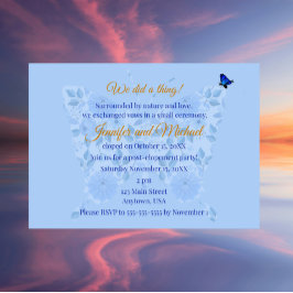 Aankondiging Uitnodiging voor een Intieme Trouwple