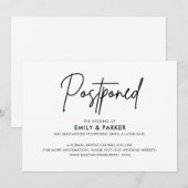 Aankondiging Uitstel (Voorkant / Achterkant)