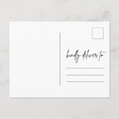 Aankondiging uitstel bruiloft nieuwe datum (Achterkant)