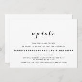 Aankondiging uitstellen van weddenschap over uitst (Voorkant / Achterkant)