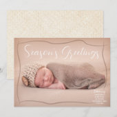 Aankondiging vakantie met kerstmis - Kaarten - BRN (Voorkant / Achterkant)