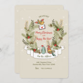 Aankondiging vakantievogels verhuizen (Voorkant / Achterkant)