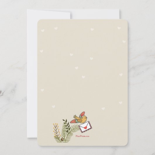 Aankondiging vakantievogels verhuizen (Achterkant)