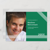 Aankondiging van 1 foto-Afstuderen (Voorkant / Achterkant)