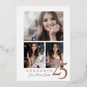 Aankondiging van 25 Afstuderen foto's (Voorkant)