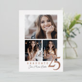 Aankondiging van 25 Afstuderen foto's (Staand Voorkant)