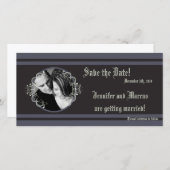 Aankondiging van 4 x8 Black Stropdas Affair Verlov (Voorkant / Achterkant)