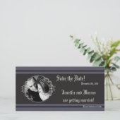 Aankondiging van 4 x8 Black Stropdas Affair Verlov (Staand voorkant)