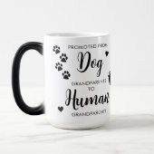 Aankondiging van Aangepaste Baby voor grootouders Magische Mok (Links)