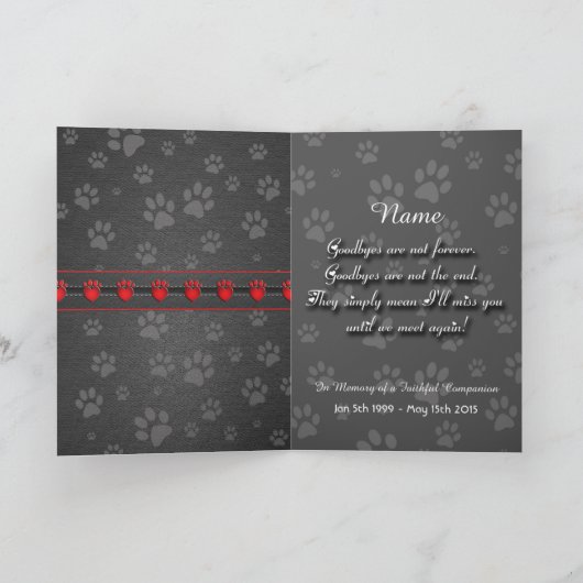 Aankondiging van aangepaste gedenktekens - getrouw (Binnen)