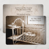 Aankondiging van adoptie voor dit kind hebben we g (Voorkant / Achterkant)