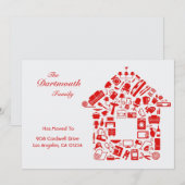 Aankondiging van adresvaste kaart wijzigen (Voorkant / Achterkant)