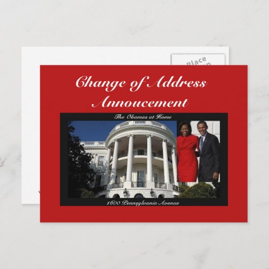 Aankondiging van adreswijziging (Voorkant / Achterkant)