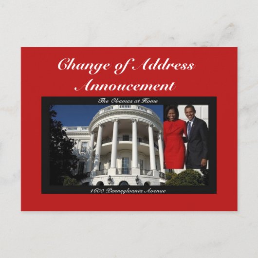 Aankondiging van adreswijziging (Voorkant)