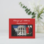 Aankondiging van adreswijziging (Staand voorkant)