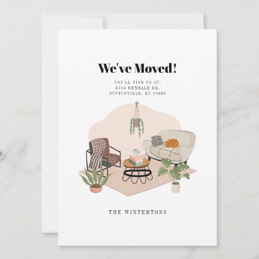 Aankondiging van adreswijziging (Voorkant)