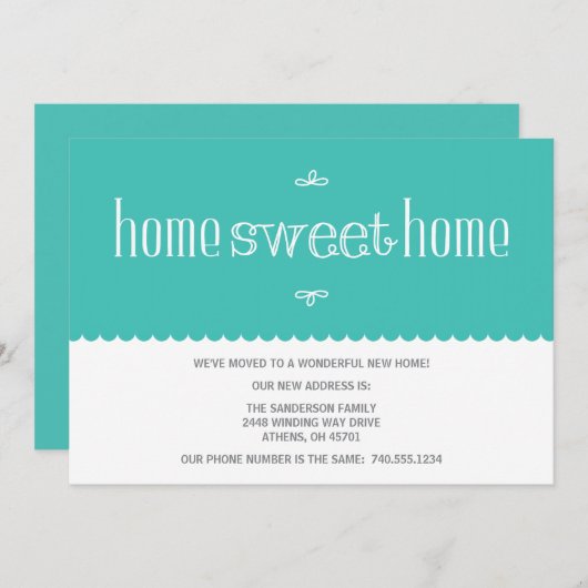 Aankondiging van adreswijziging bevestigen (Voorkant / Achterkant)