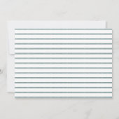 Aankondiging van afgestudeerde in pastelgroen (Achterkant)