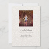 Aankondiging van Afstudeerder-foto's doorsturen (Achterkant)