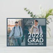 Aankondiging van afstuderen (Staand voorkant)