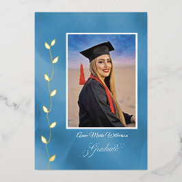 Aankondiging van afstuderen aan Artistry Blue Coll