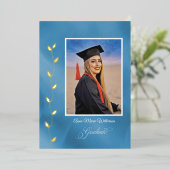 Aankondiging van afstuderen aan Artistry Blue Coll (Staand Voorkant)