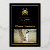 Aankondiging van afstuderen aan cosmetologieschool (Voorkant)