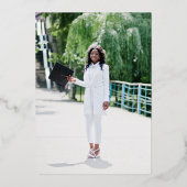 Aankondiging van afstuderen aan cosmetologieschool (Achterkant)