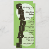 Aankondiging van Afstuderen/afstuderen (Voorkant / Achterkant)