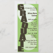 Aankondiging van Afstuderen/afstuderen (Voorkant)