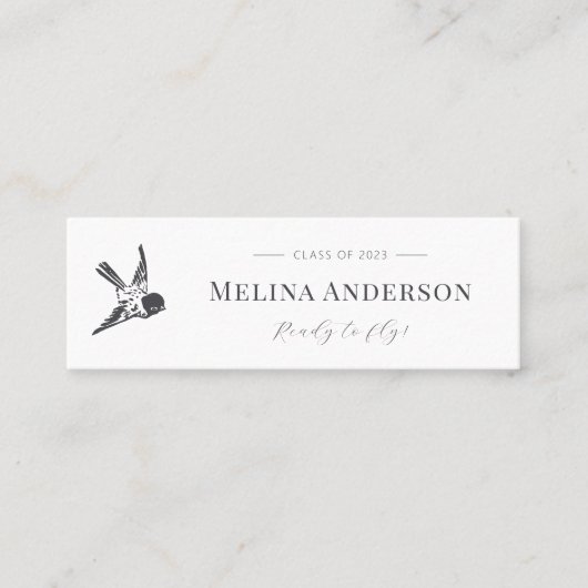 Aankondiging van afstuderen Afstuderen Eenvoudige  (Voorkant)