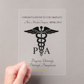 Aankondiging van afstuderen als Physician Assistan (Insitu (Draagbaar))
